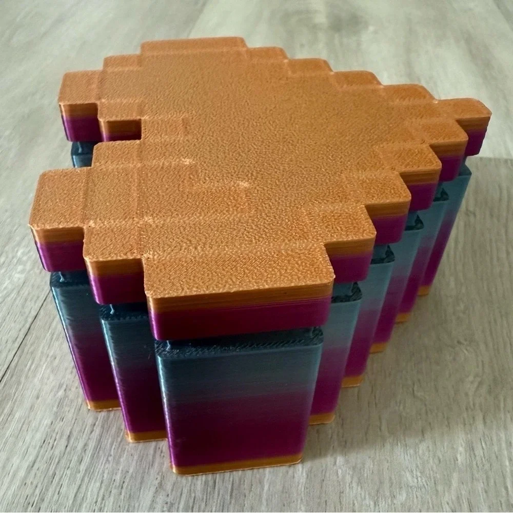 3D Printed‎ Frustration Heart Jewelry Box Valentines Gift